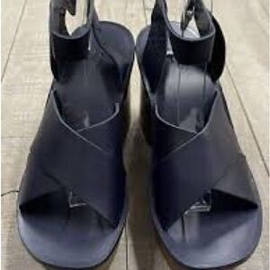 Rag & Bone Hester leather platform wedge sandal